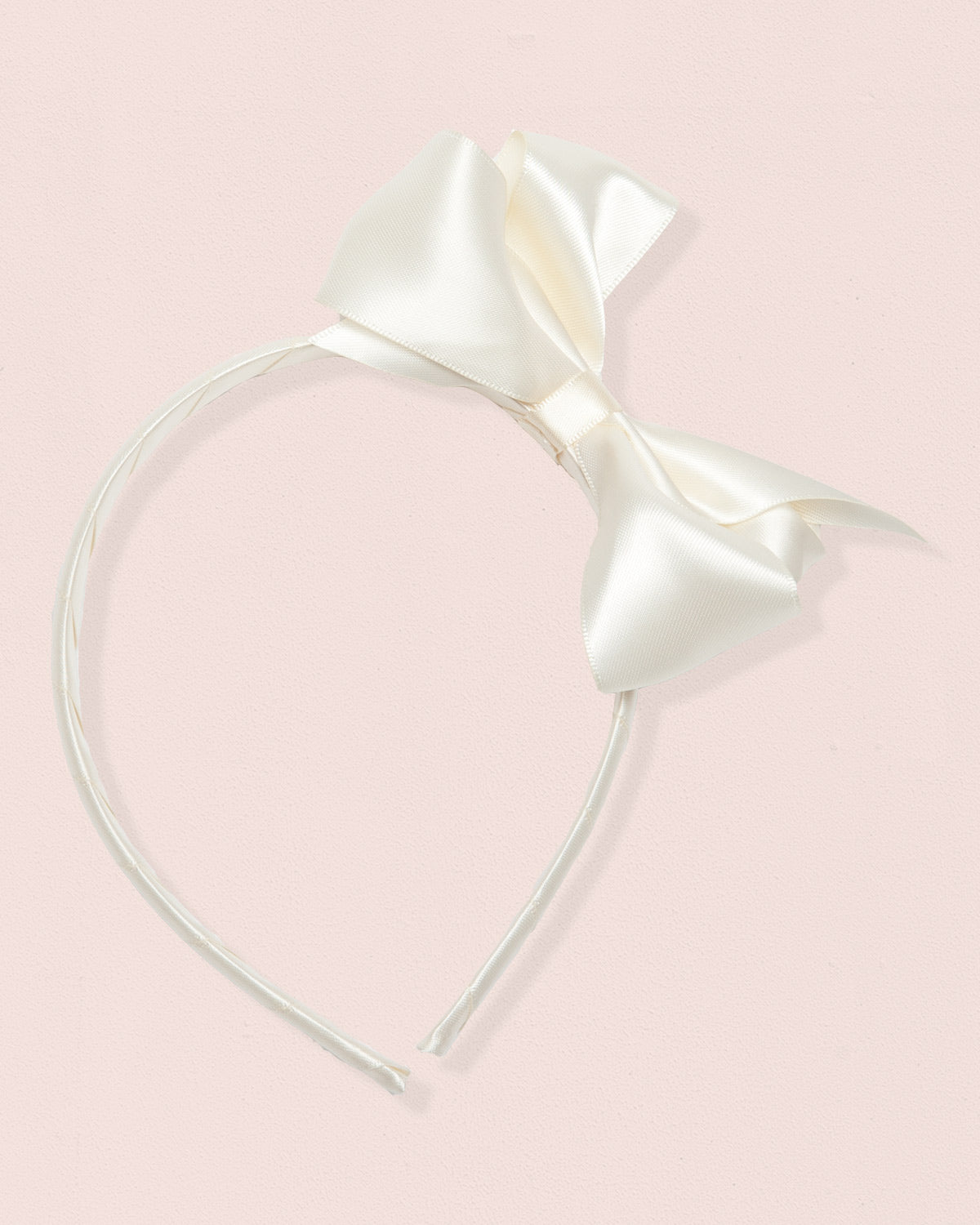 Headband Cream Satin